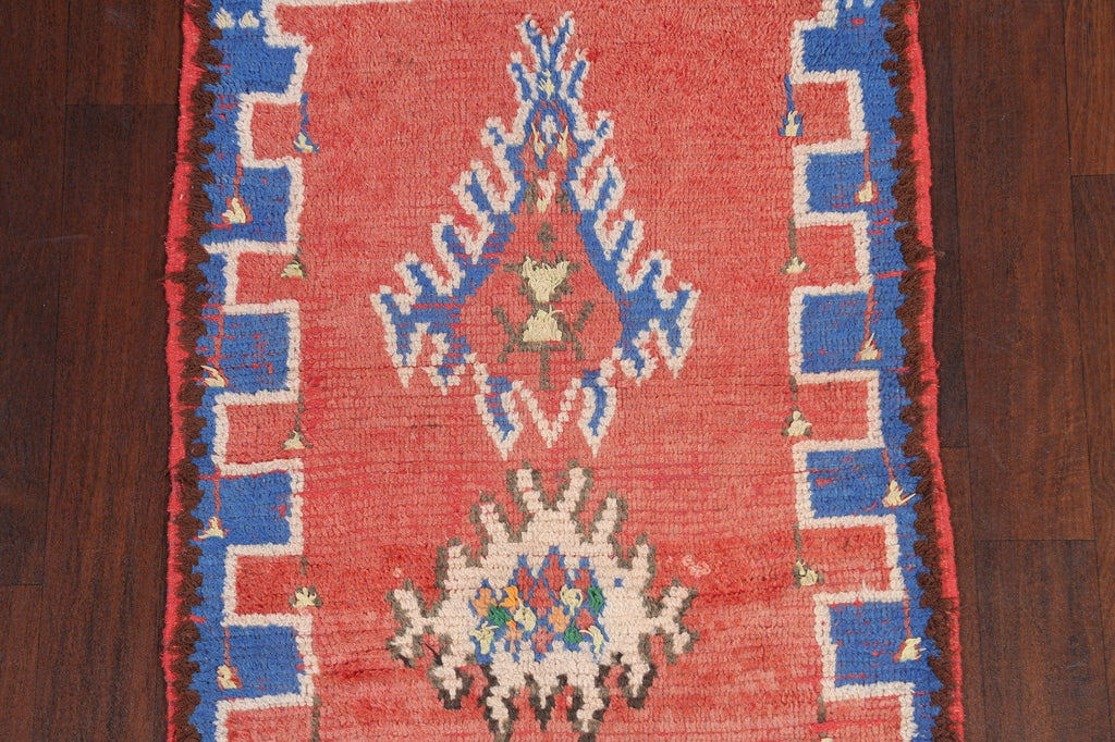 Tribal Moroccan Wool Rug 3x4