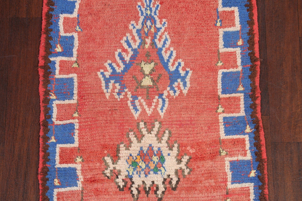 Tribal Moroccan Wool Rug 3x4