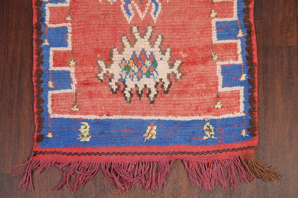 Tribal Moroccan Wool Rug 3x4