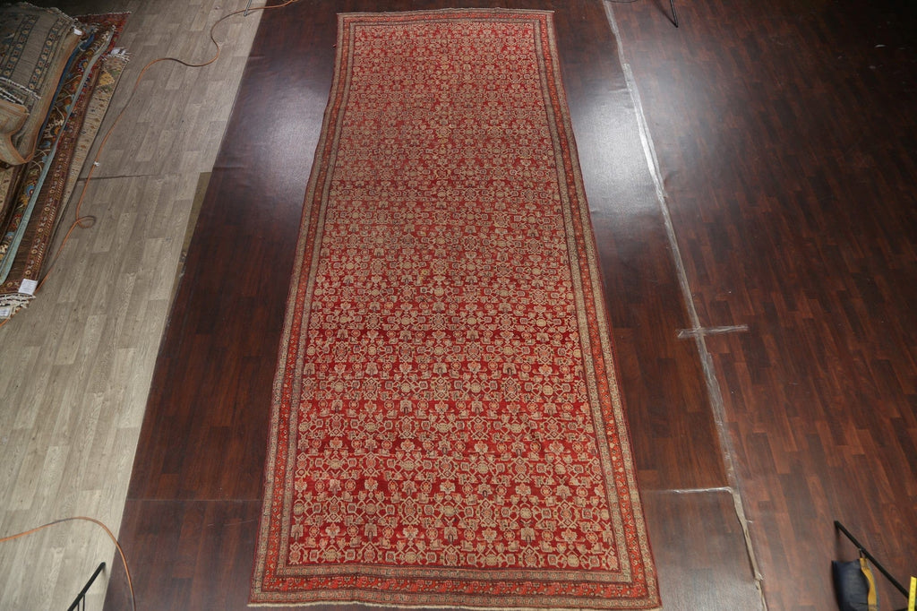 Pre-1900 Antique Vegetable Dye Karabakh Persian Rug 7x19