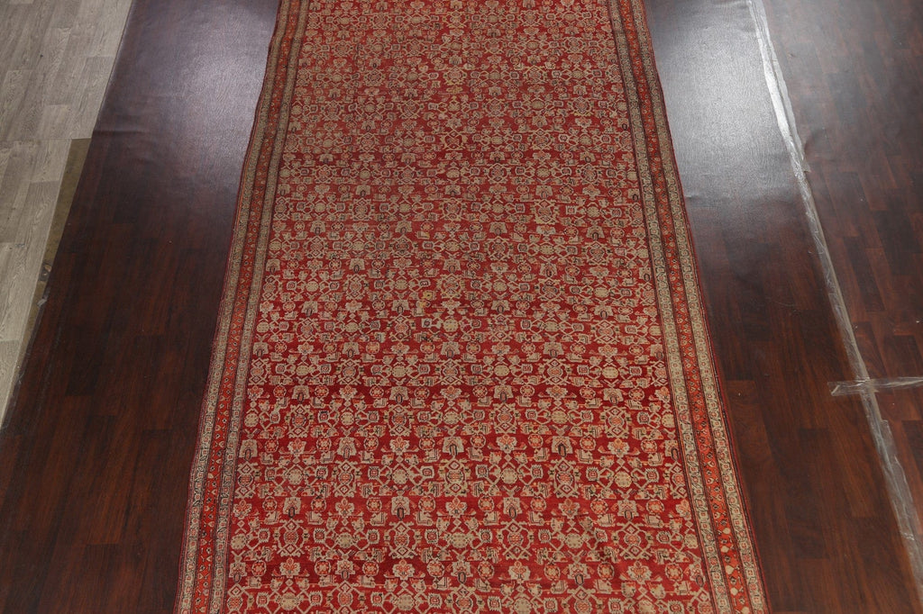 Pre-1900 Antique Vegetable Dye Karabakh Persian Rug 7x19