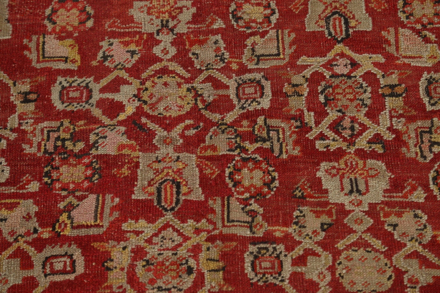 Pre-1900 Antique Vegetable Dye Karabakh Persian Rug 7x19