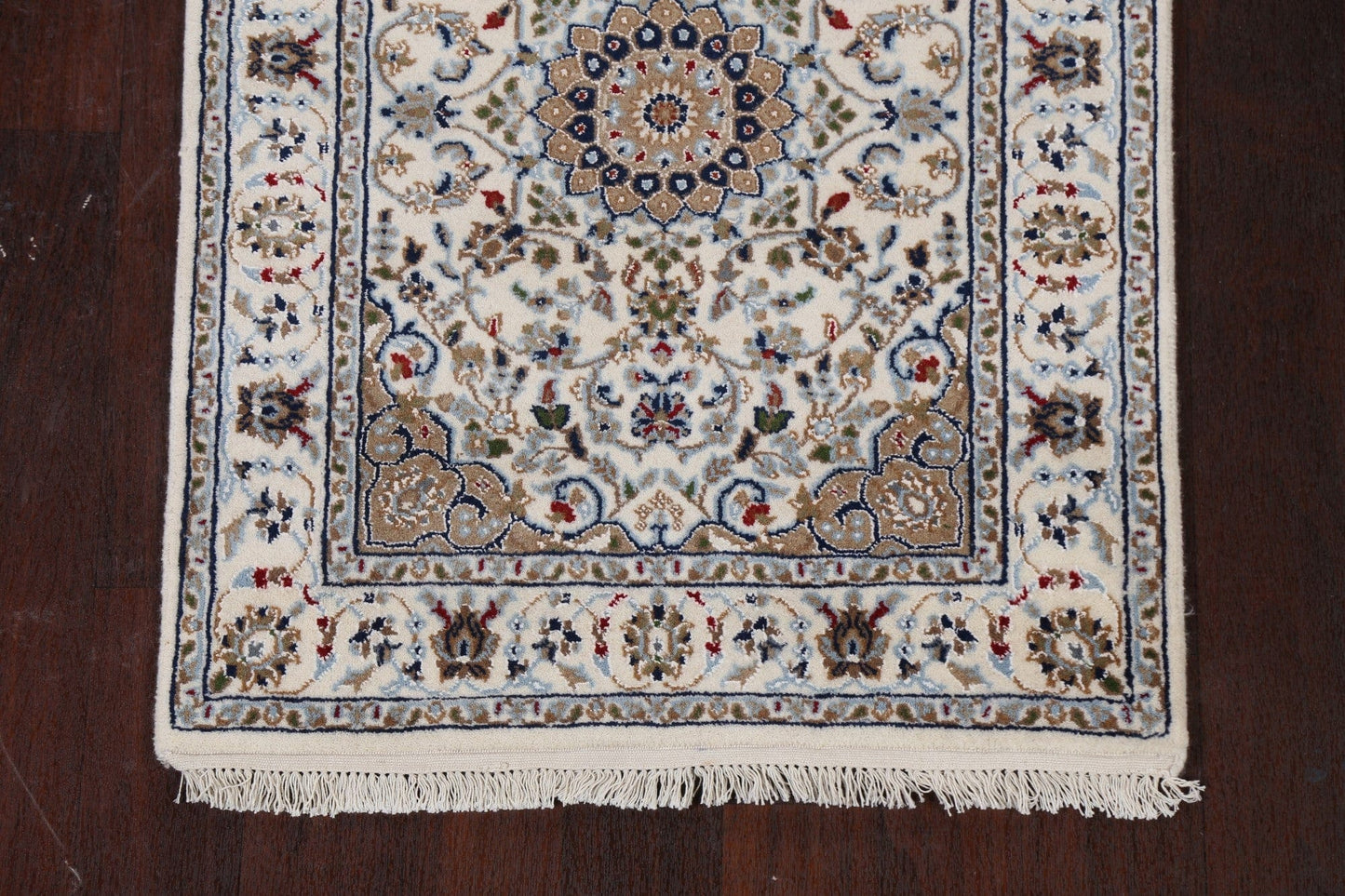 Traditional Nain Persian Runner Rug 3x12