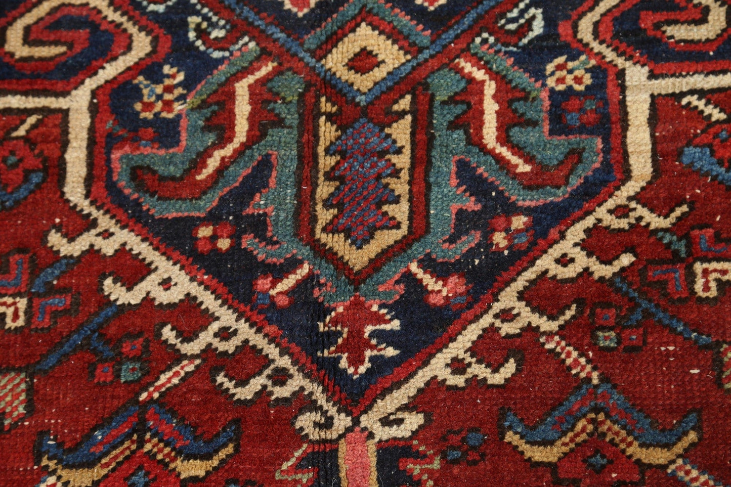 Antique Vegetable Dye Heriz Serapi Persian Rug 8x10