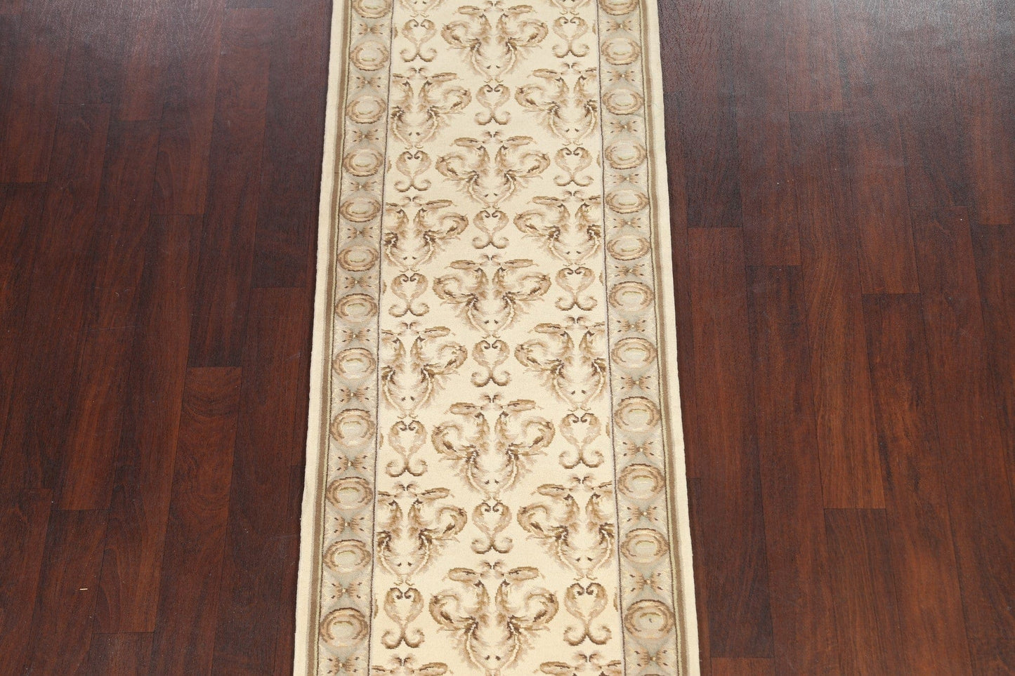 Aubusson Handmade Runner Rug 3x9