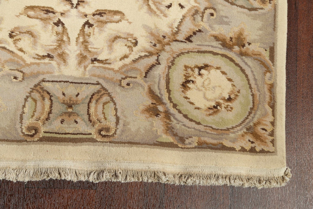 Aubusson Handmade Runner Rug 3x9