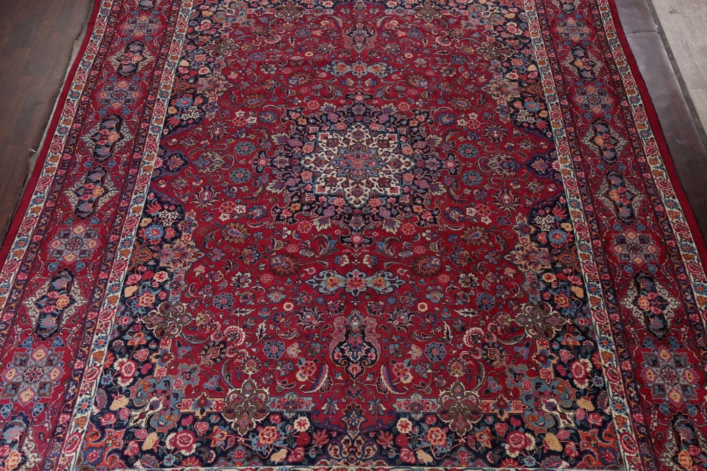 Antique Vegetable Dye Mood Persian Red Rug 11x15