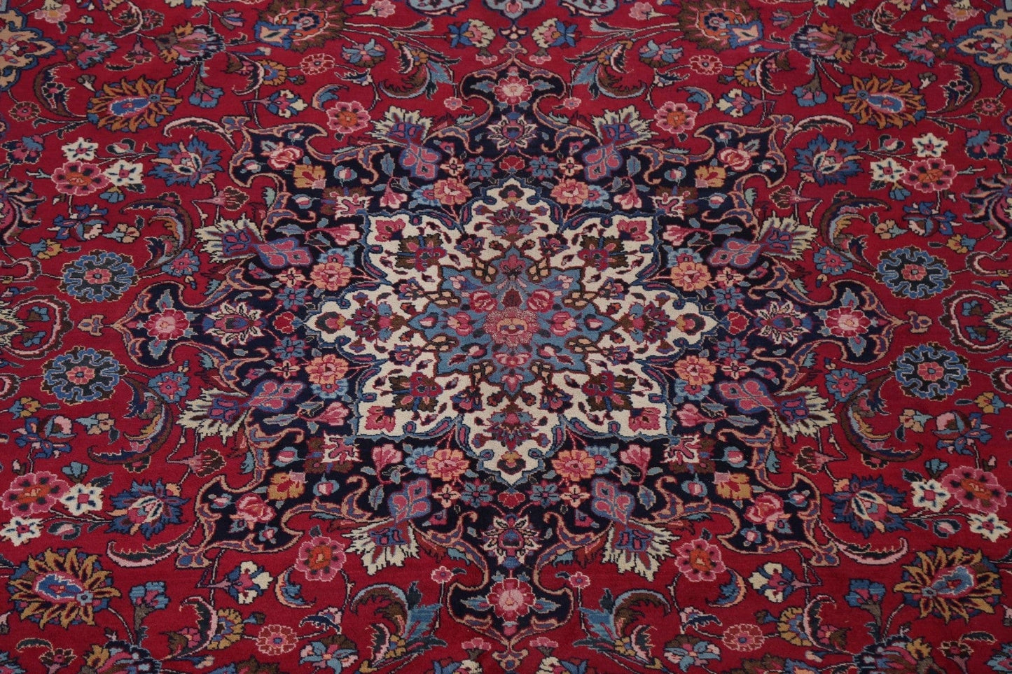 Antique Vegetable Dye Mood Persian Red Rug 11x15