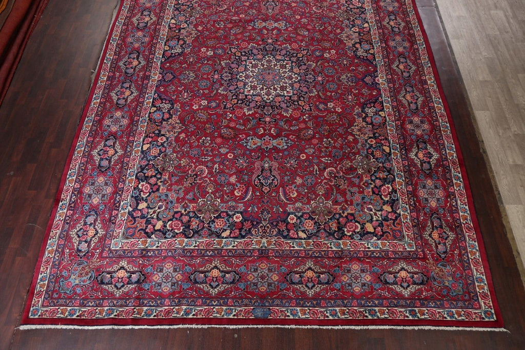 Antique Vegetable Dye Mood Persian Red Rug 11x15