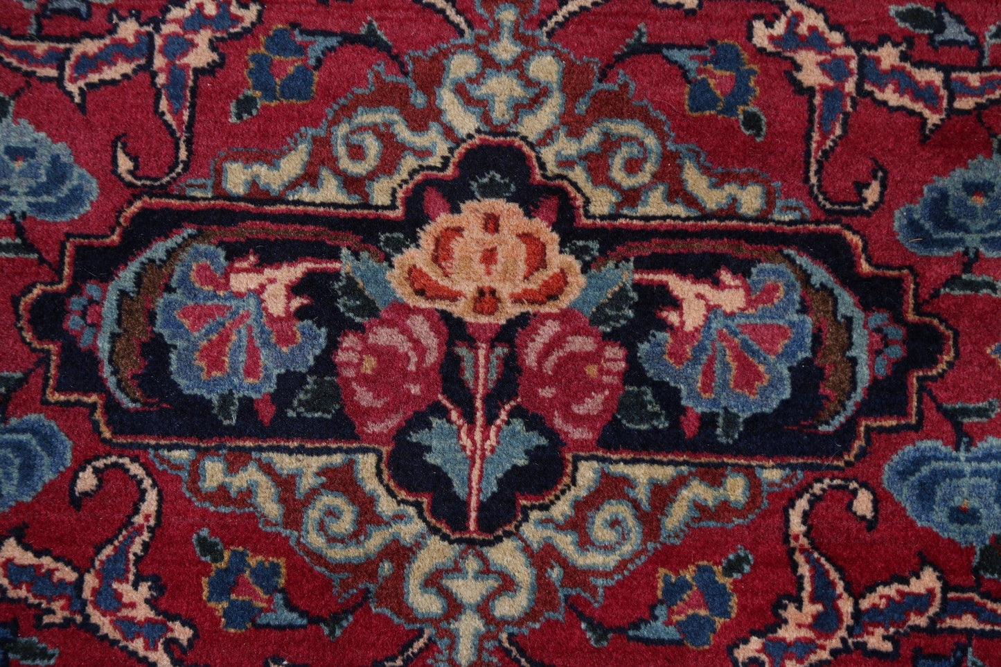 Antique Vegetable Dye Mood Persian Red Rug 11x15