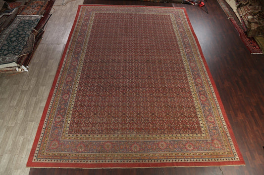 Antique Vegetable Dye Sultanabad Persian Rug 13x20