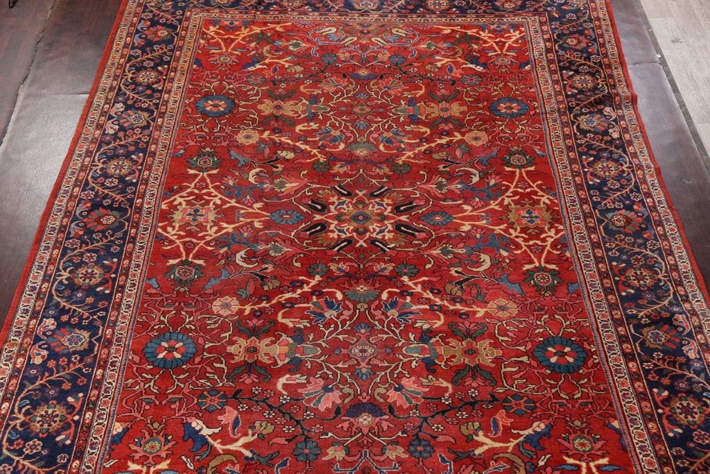 Antique Vegetable Dye Mahal Persian Area Rug 10x14