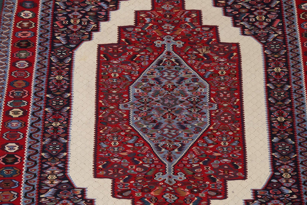 Vegetable Dye Senneh Persian Area Rug 5x7