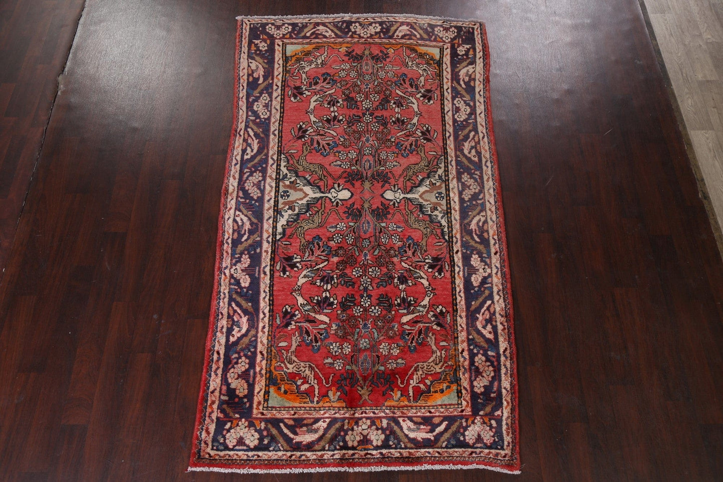 Vintage Bidjar Persian Area Rug 5x9