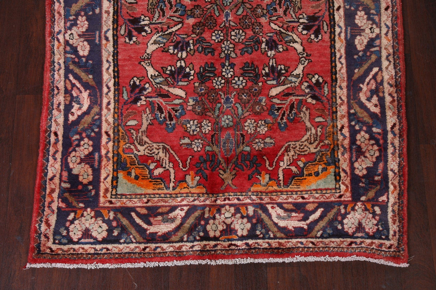 Vintage Bidjar Persian Area Rug 5x9