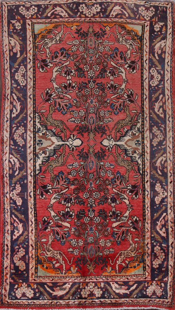 Vintage Bidjar Persian Area Rug 5x9