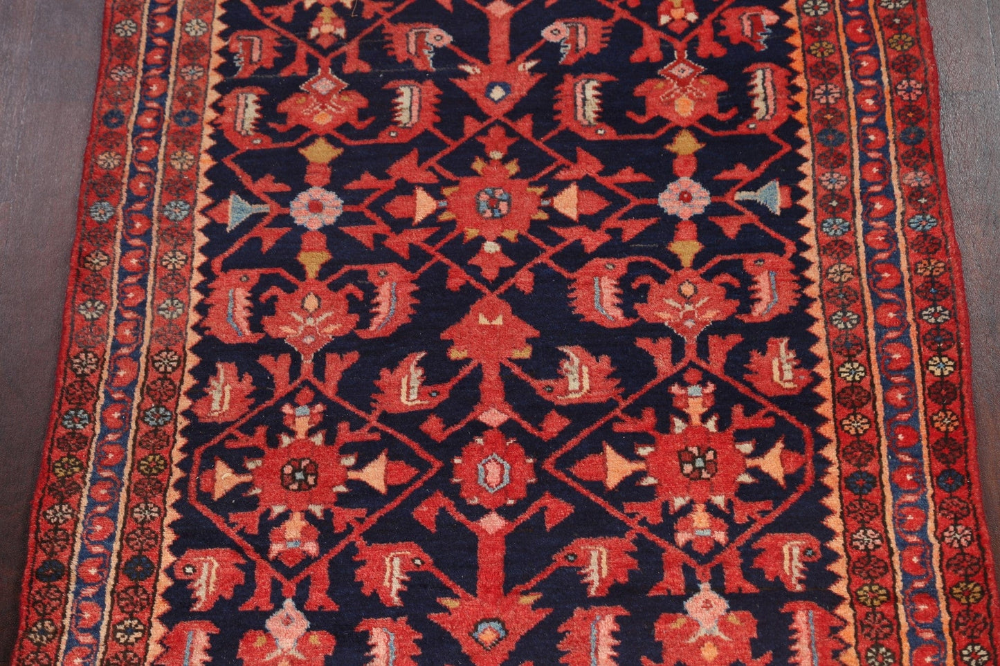 Vintage Malayer Persian Runner Rug 4x13