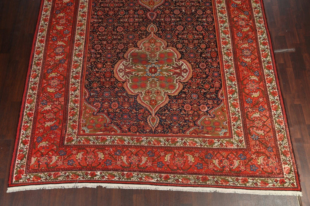 Pre-1900 Antique Vegetable Dye Bakhtiari Persian Rug 10x20