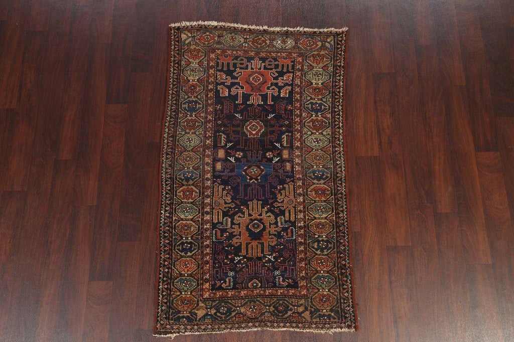 Vegetable Dye Antique Malayer Persian Wool Rug 3x6