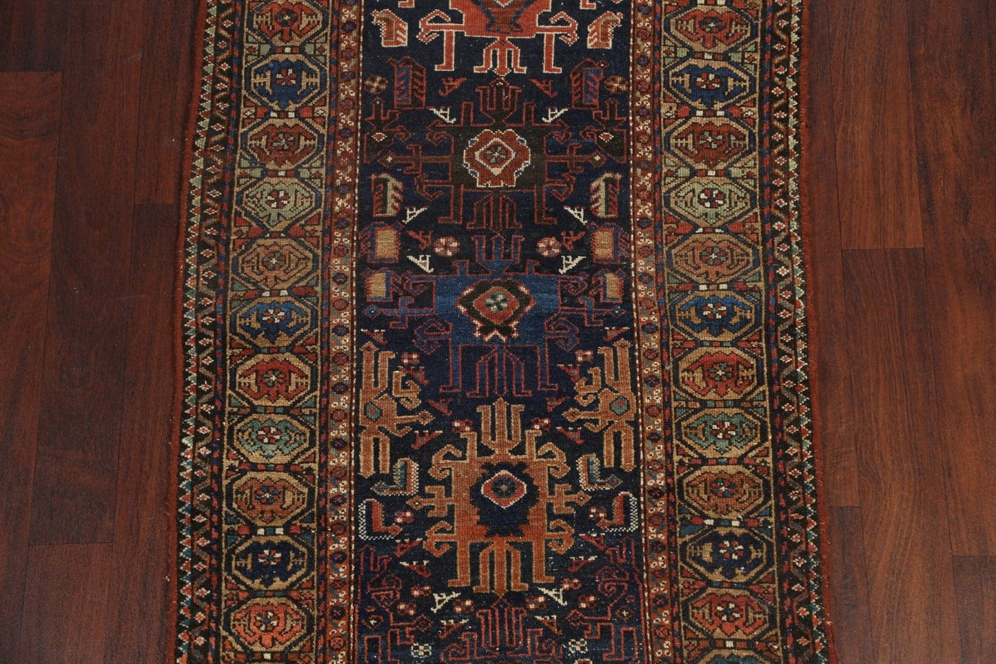 Vegetable Dye Antique Malayer Persian Wool Rug 3x6