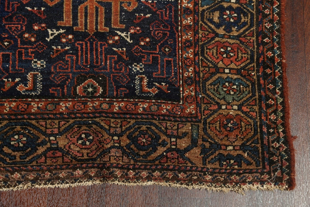 Vegetable Dye Antique Malayer Persian Wool Rug 3x6