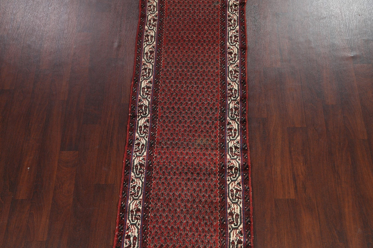 Boteh Botemir Persian Runner Rug 3x11