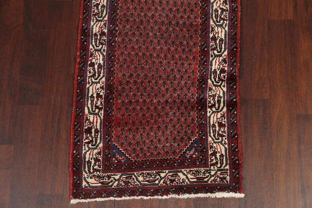 Boteh Botemir Persian Runner Rug 3x11