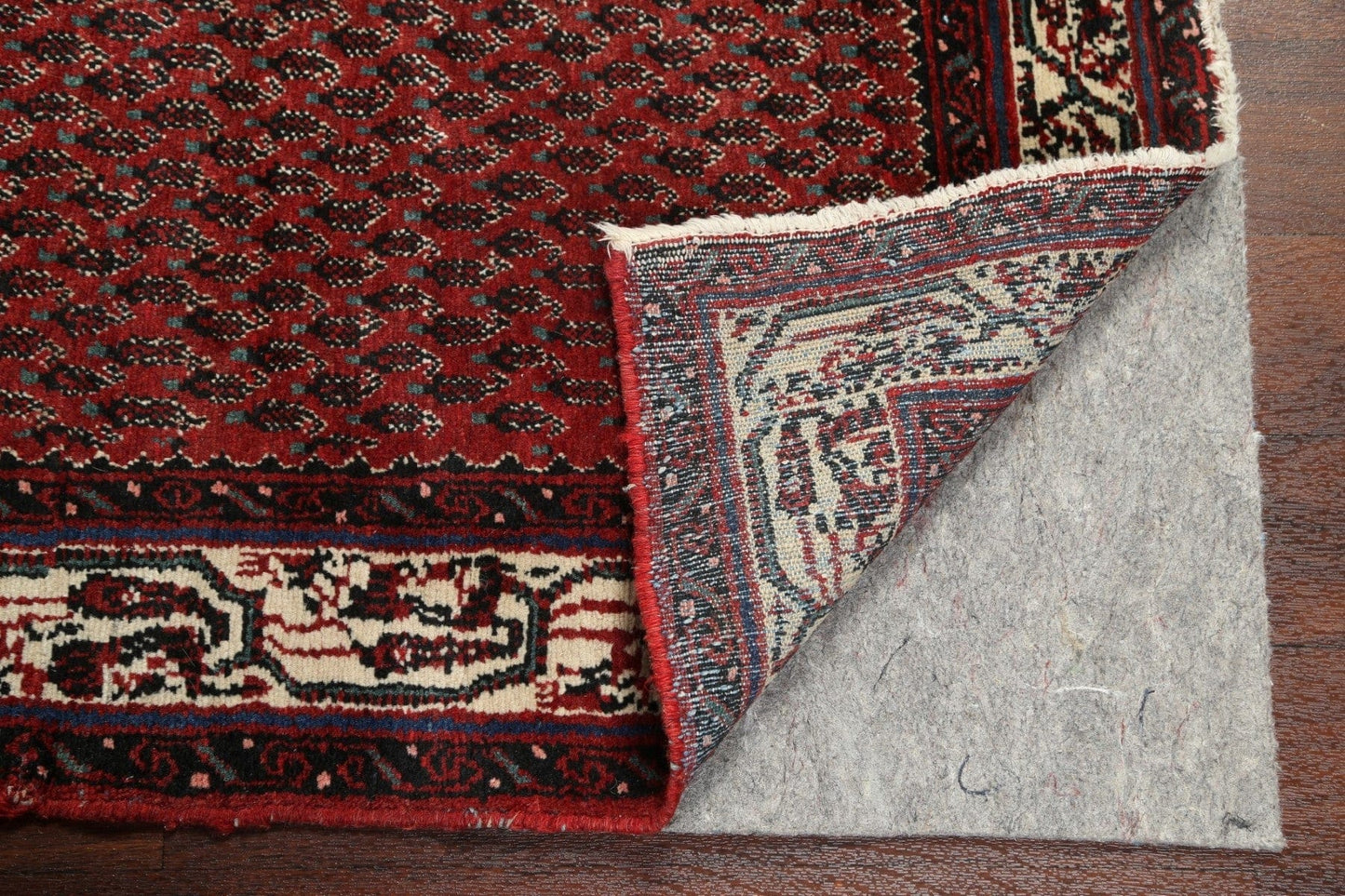 Boteh Botemir Persian Runner Rug 3x11