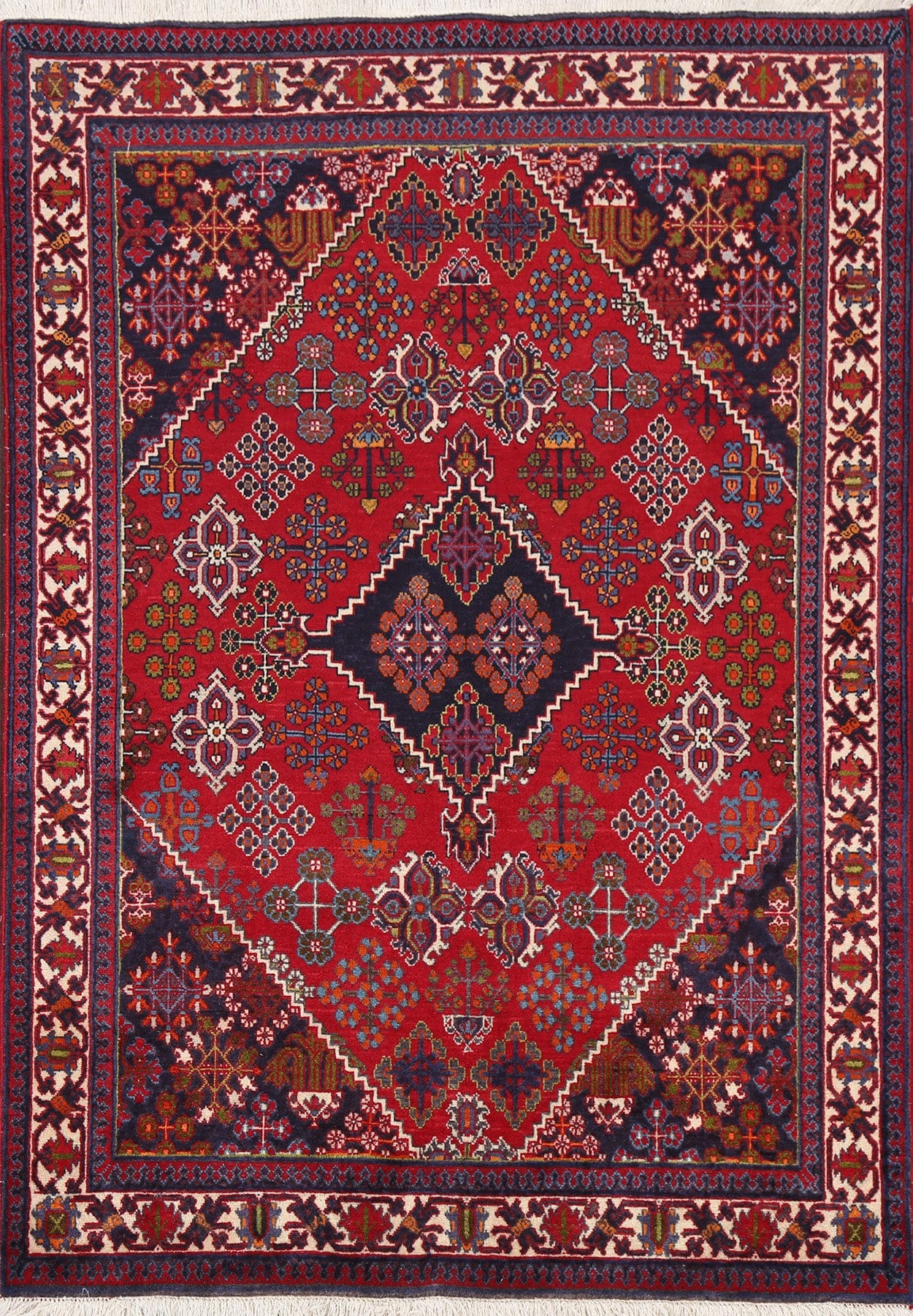 Handmade Joshaghan Persian Wool Rug 4x5