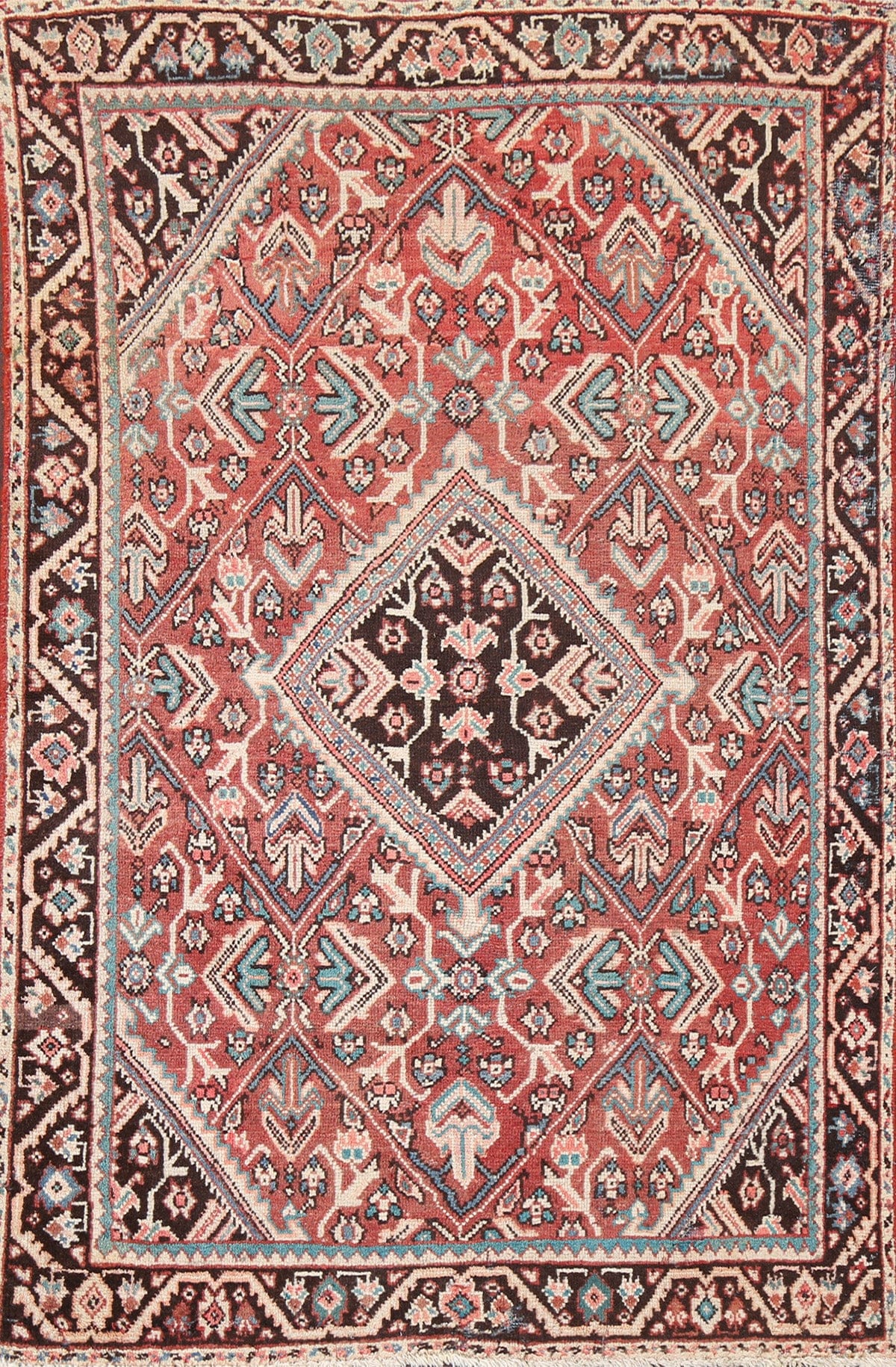 Vintage Mahal Persian Area Rug 4x6