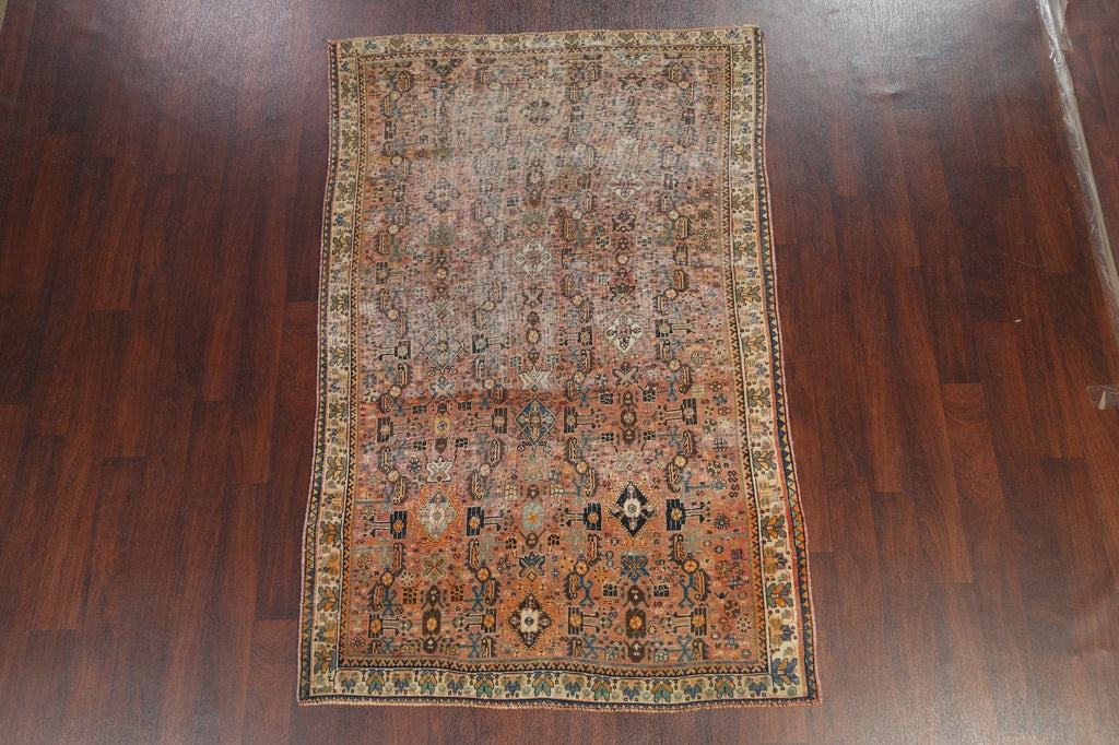 Antique Shiraz Persian Area Rug 5x8