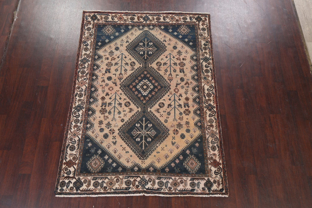 Handmade Wool Shiraz Persian Area Rug 6x8