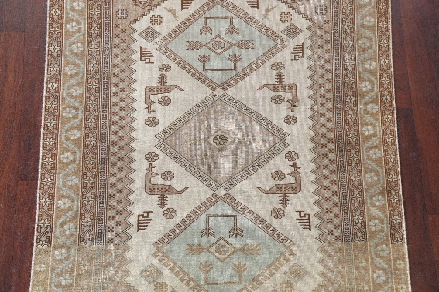 Antique Yalameh Persian Area Rug 4x6