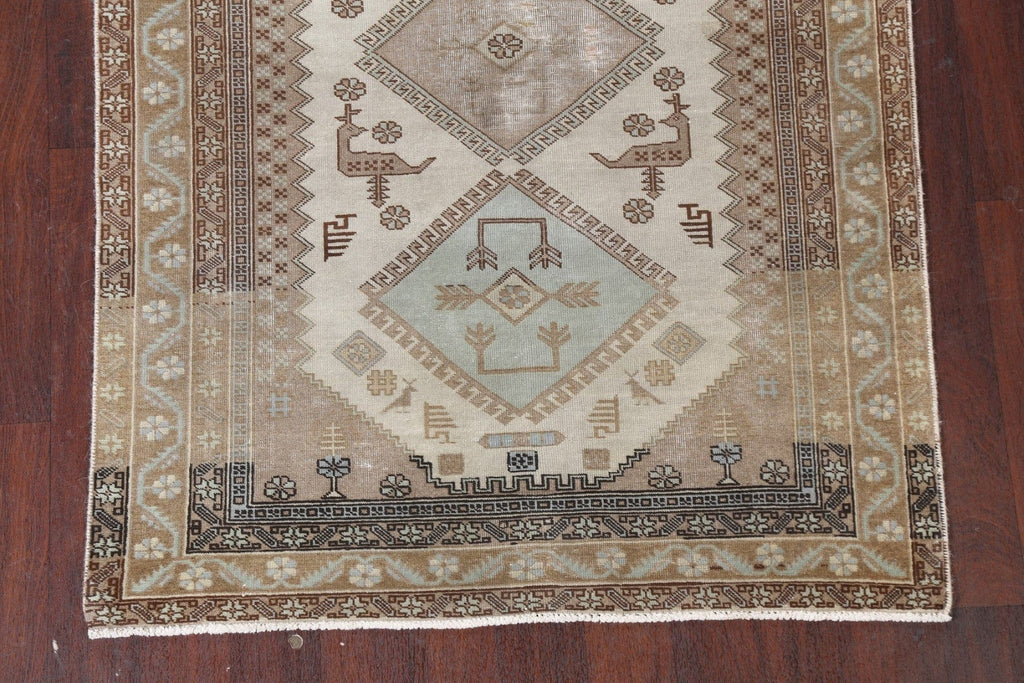 Antique Yalameh Persian Area Rug 4x6