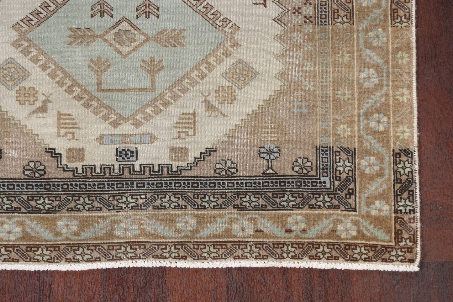 Antique Yalameh Persian Area Rug 4x6