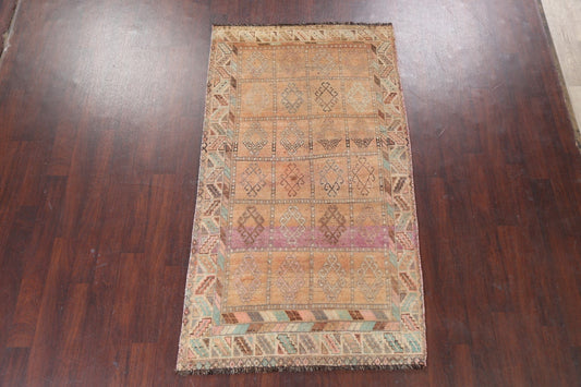 Antique Qashqai Persian Area Rug 4x8