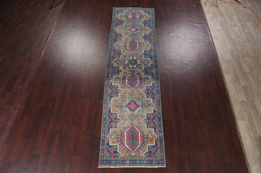 Handmade Tabriz Persian Runner Rug 3x13