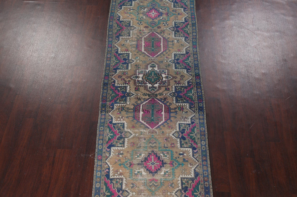 Handmade Tabriz Persian Runner Rug 3x13