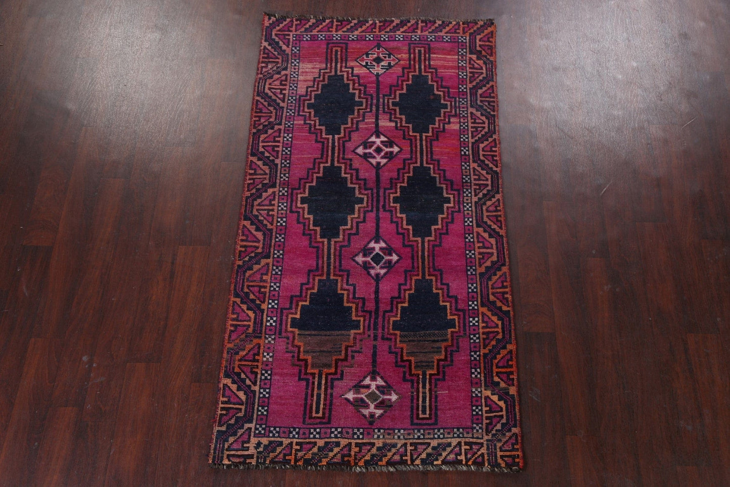 Handmade Qashqai Persian Area Rug 4x7