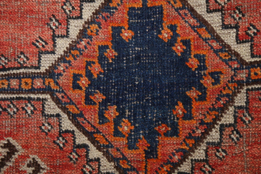 Pre-1900 Antique Vegetable Dye Qashqai Persian Rug 3x6