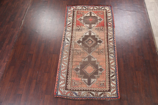 Antique Qashqai Persian Area Rug 5x9