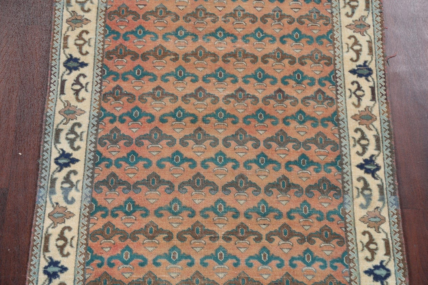 Handmade Tabriz Persian Runner Rug 4x10