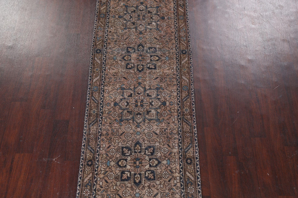 Wool Runner Heriz Persian Rug 3x12