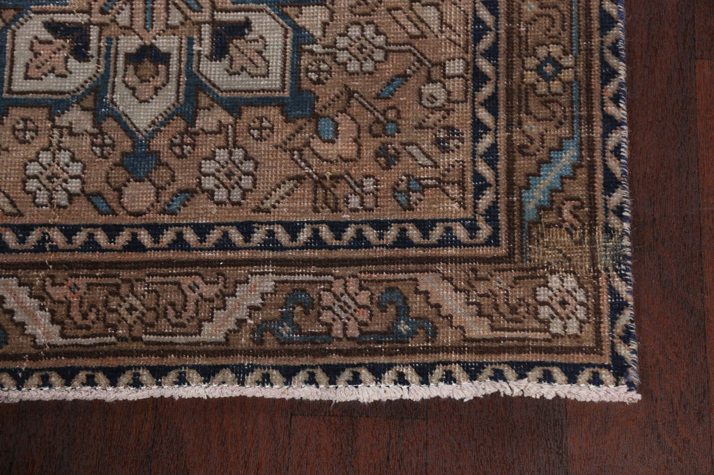 Wool Runner Heriz Persian Rug 3x12