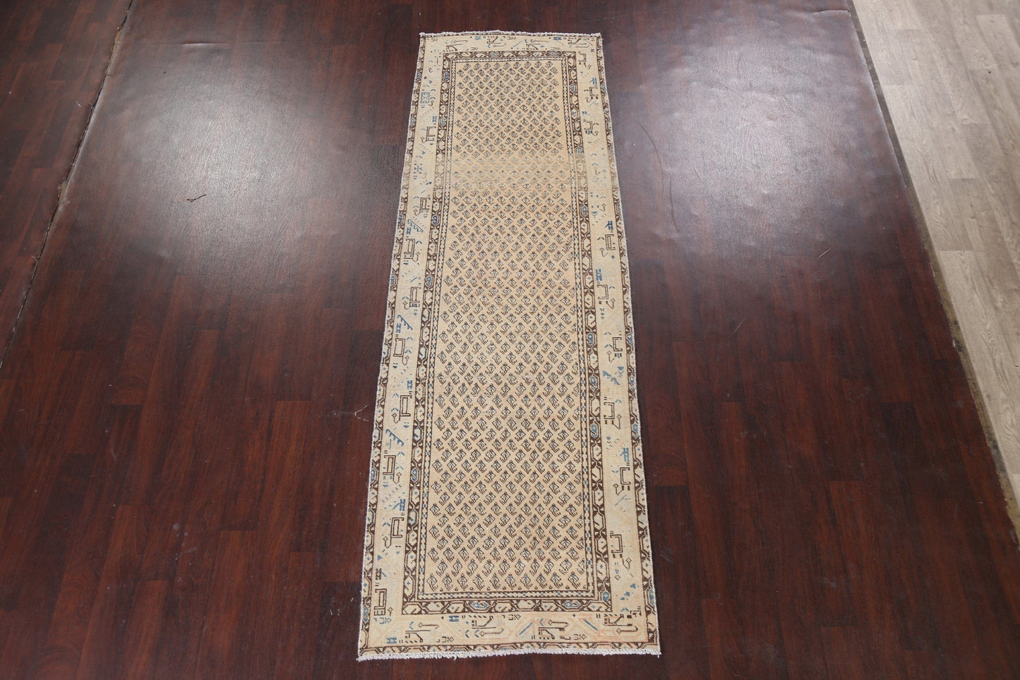 Boteh Botemir Persian Runner Rug 3x10