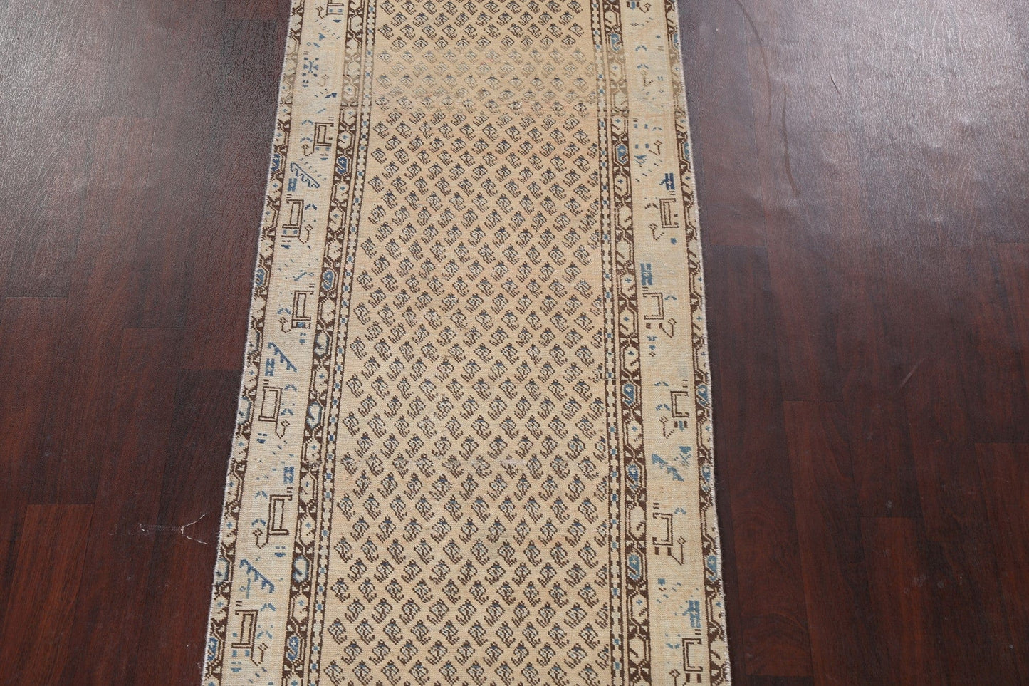 Boteh Botemir Persian Runner Rug 3x10