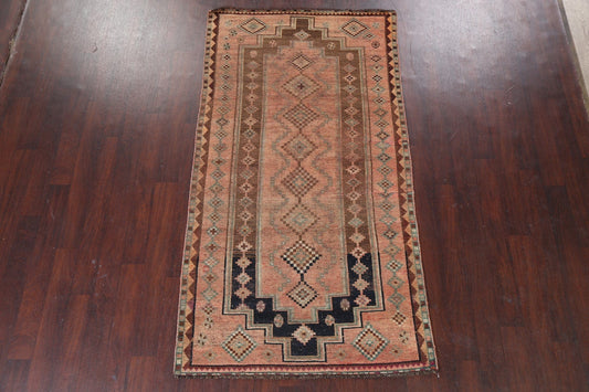 Antique Shiraz Persian Wool Rug 4x8