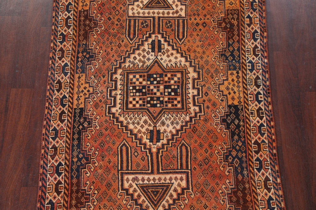 Antique Vegetable Dye Shiraz Persian Area Rug 4x7