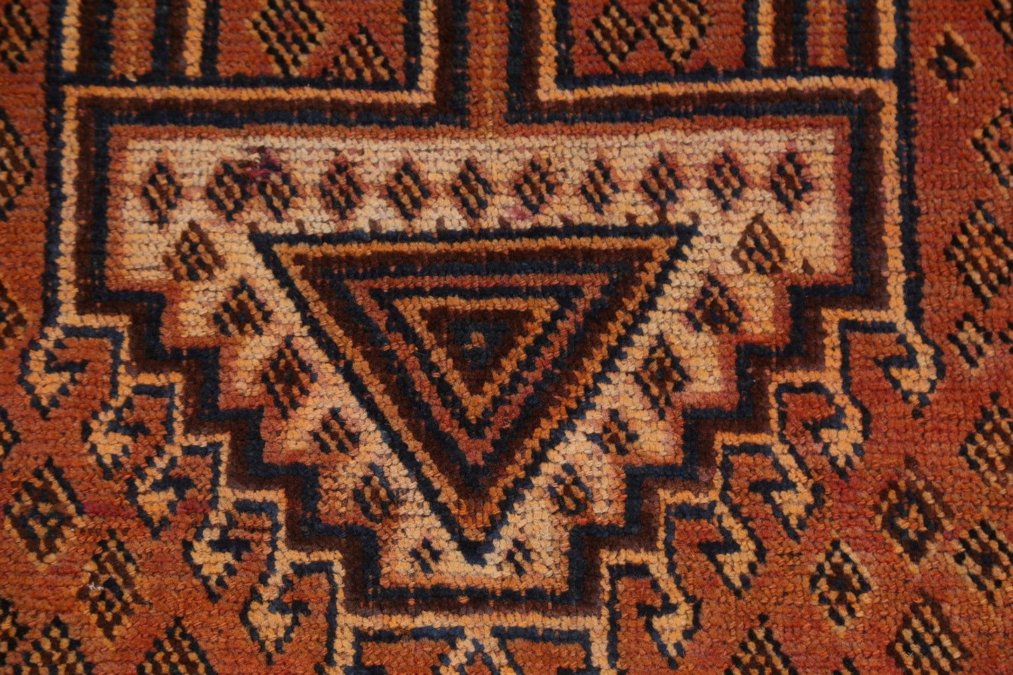 Antique Vegetable Dye Shiraz Persian Area Rug 4x7