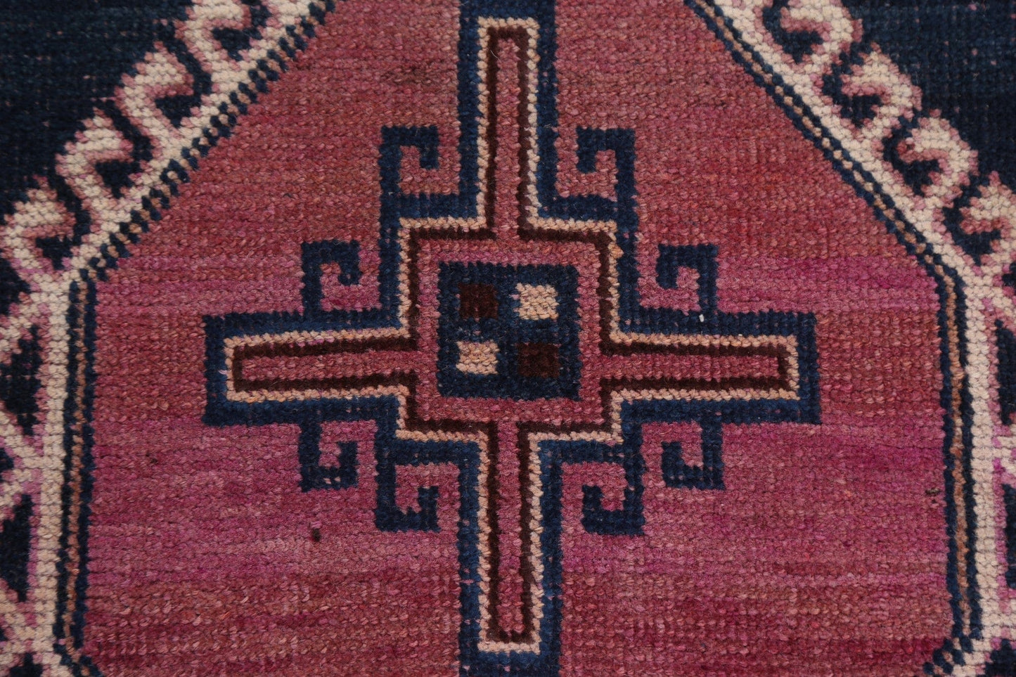 Hand-Knotted Qashqai Persian Runner Rug 4x9